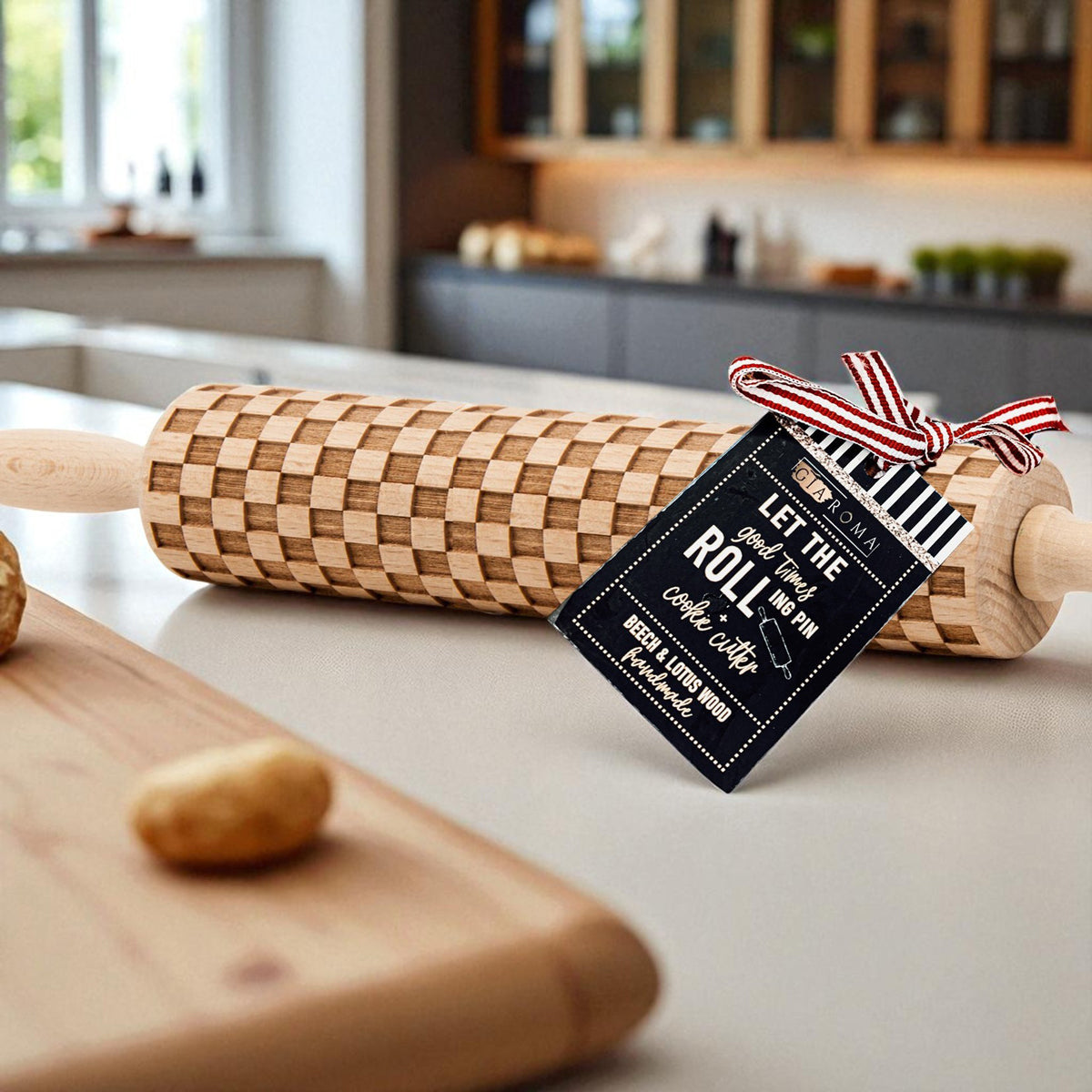Courtly Check Rolling Pin